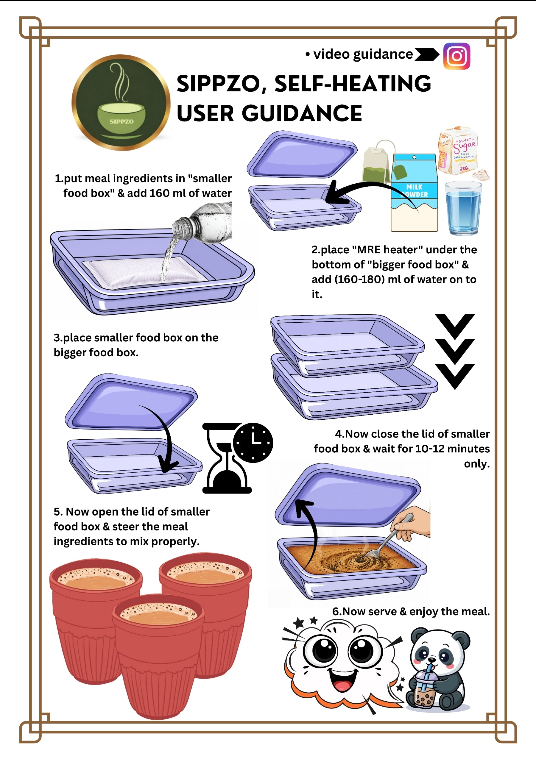 Self-Heating meal kit 