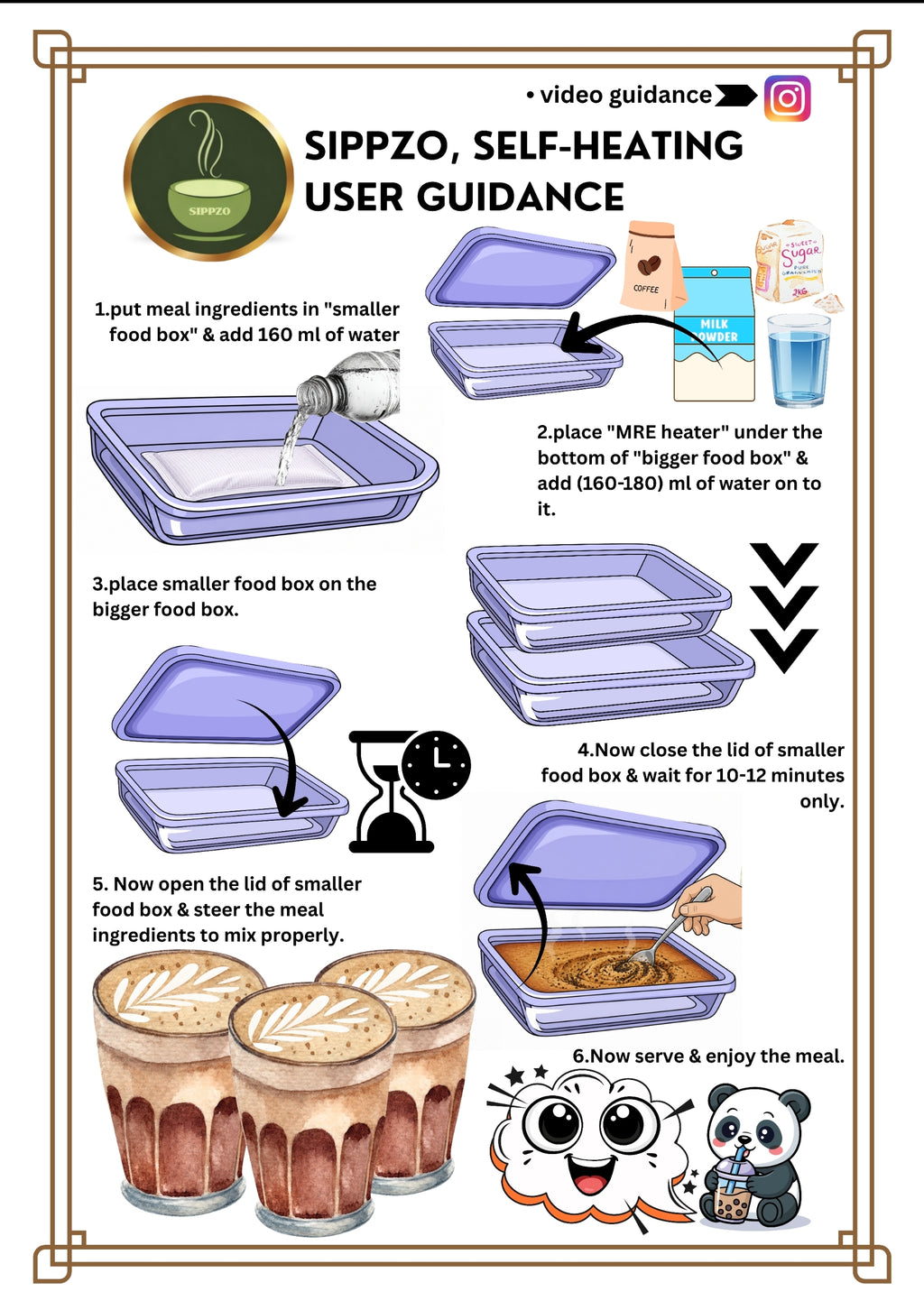 Self-Heating meal kit 